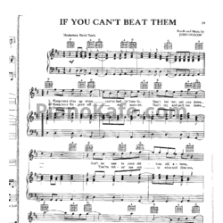 Ноты Queen - If you can't beat them - предпросмотр