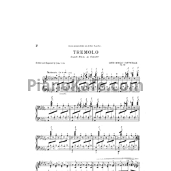 Ноты Луи Моро Готшалк - Tremolo (Op. 58) - предпросмотр