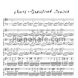 Ноты Muse - Undisclosed desires - предпросмотр