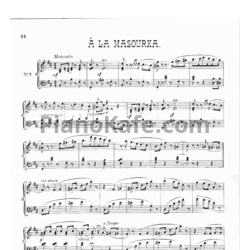 Ноты Герман Волленгаупт - В духе мазурки №7 - предпросмотр