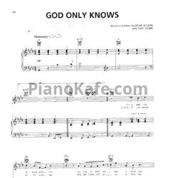 Ноты The Beach Boys - God only knows
