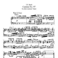 Ноты И. Бах - Кантата №97 "In allen meinen taten" (BWV 97) - предпросмотр