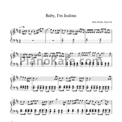 Ноты Bebe Rexha feat. Doja Cat - Baby, I'm jealous - предпросмотр