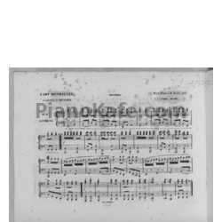 Ноты Фридрих фон Флотов - Lady Henriette (для фортепиано в 4 руки) - предпросмотр