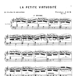 Ноты Т. Лак - Маленький виртуоз (Соч. 172) - предпросмотр