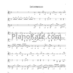 Ноты Kalafina - Intermezzo - предпросмотр