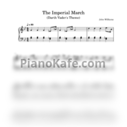 Ноты John Williams - Имперский марш (Облегченная версия) - предпросмотр