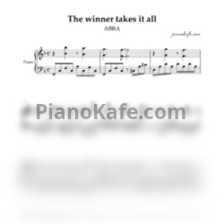 Ноты ABBA - The winner takes it all (Версия 3) - предпросмотр