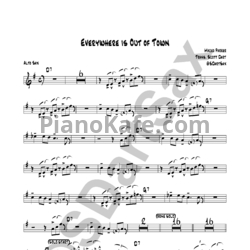 Ноты Maceo Parker - Everywhere is out of town - предпросмотр