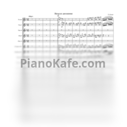 Ноты Иоганн Штраус - Вечное движение (Perpetuum mobile) (Партитура и голоса) - предпросмотр