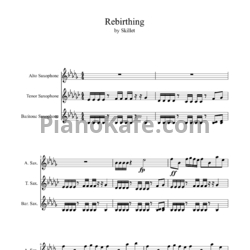 Ноты Skillet - Rebirthing - предпросмотр