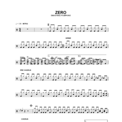 Ноты The Smashing Pumpkins - Zero - предпросмотр