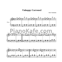 Ноты Akira Yamaoka - Unhappy carousel - предпросмотр