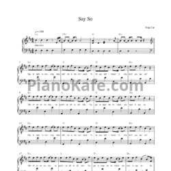 Ноты Doja Cat - Say so