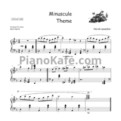 Ноты Hervé Lavandier - Minuscule (Piano Cover) - предпросмотр