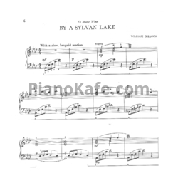 Ноты William Gillock - By a sylvan lake - предпросмотр