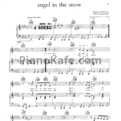 Ноты A-ha - Angel in the snow - предпросмотр