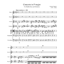 Ноты Antonio Capuzzi - Concerto in F major (Партитура) - предпросмотр