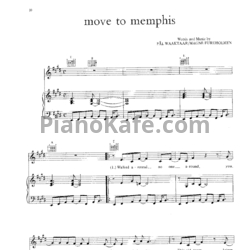Ноты A-ha - Move to Memphis - предпросмотр