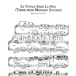 Ноты Richard Clayderman - Le Voyage Dans La Nuit (Theme From Midnight Station) - предпросмотр