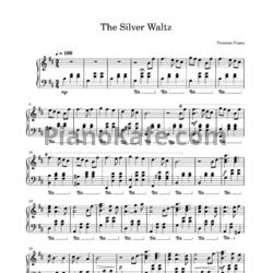 Ноты Vicenzo Piano - The Silver Waltz - предпросмотр