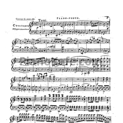 Ноты Карл Черни - Концерт для фортепиано с оркестром (Op. 28, клавир) - предпросмотр