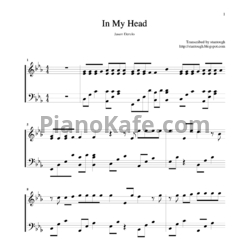 Ноты Jason Derulo - In my head - предпросмотр