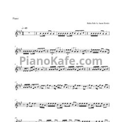 Ноты Jason Derulo - Ridin' solo - предпросмотр