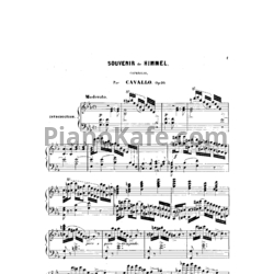 Ноты Peter Cavallo - Souvenir de Himmel, Op. 20 - предпросмотр