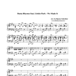 Ноты Busta Rhymes feat. Linkin Park - We made it - предпросмотр