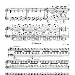 Ноты А. Мирзоев - Токката (Op. 21 №8) - предпросмотр