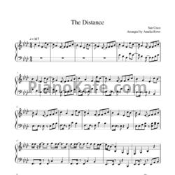 Ноты San Cisco - The distance