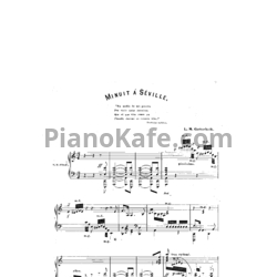 Ноты Луи Моро Готшалк - Minuit à Séville (Op. 30) - предпросмотр