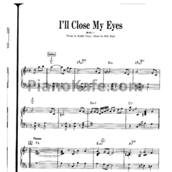 Ноты Wynton Kelly - I'll close my eyes - предпросмотр
