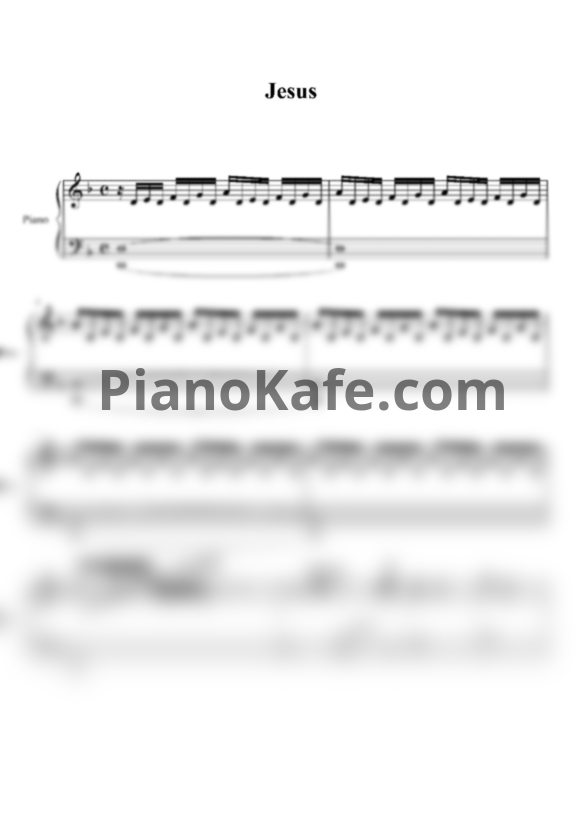 Ноты Violin Heart - Jesus - PianoKafe.com