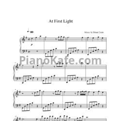 Ноты Brian Crain - At first light - предпросмотр