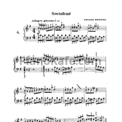 Ноты Ф. Рыбицкий - Sowizdrzal (Шалость) - предпросмотр