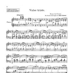 Ноты Ferenc de Vecsey - Valse triste