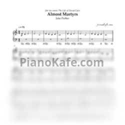 Ноты Jake Parker - Almost Martyrs - предпросмотр