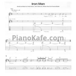 Ноты Black Sabbath - Iron man