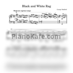 Ноты George Botsford - Black and white rag (Piano cover) - предпросмотр