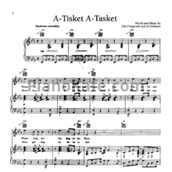 Ноты Ella Fitzgerald - A-tisket a-tasket (Версия 2) - предпросмотр