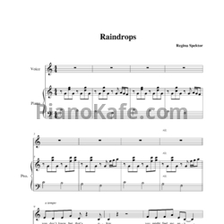 Ноты Regina Spektor - Raindrops