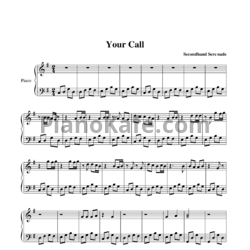 Ноты Secondhand Serenade - Your call