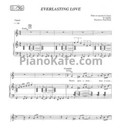 Ноты Gloria Estefan - Everlasting love - предпросмотр