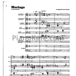 Ноты Dave Grusin - Montage (Партитура) - предпросмотр