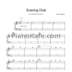 Ноты Isaac Shepard - Evening chat - предпросмотр