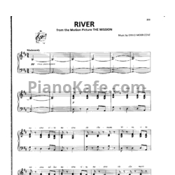 Ноты Ennio Morricone - River - предпросмотр