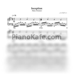 Ноты Hans Zimmer - Inception (Easy piano cover) - предпросмотр