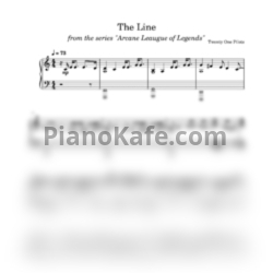 Ноты Twenty one pilots - The line (from Arcane) - предпросмотр